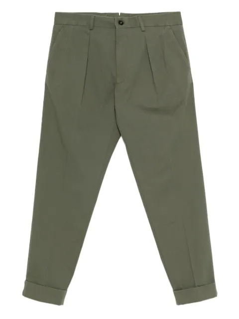 Incotex pleated-cuffed trousers