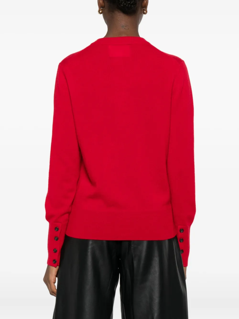 Lisa Yang Button-front Cardigan In Red