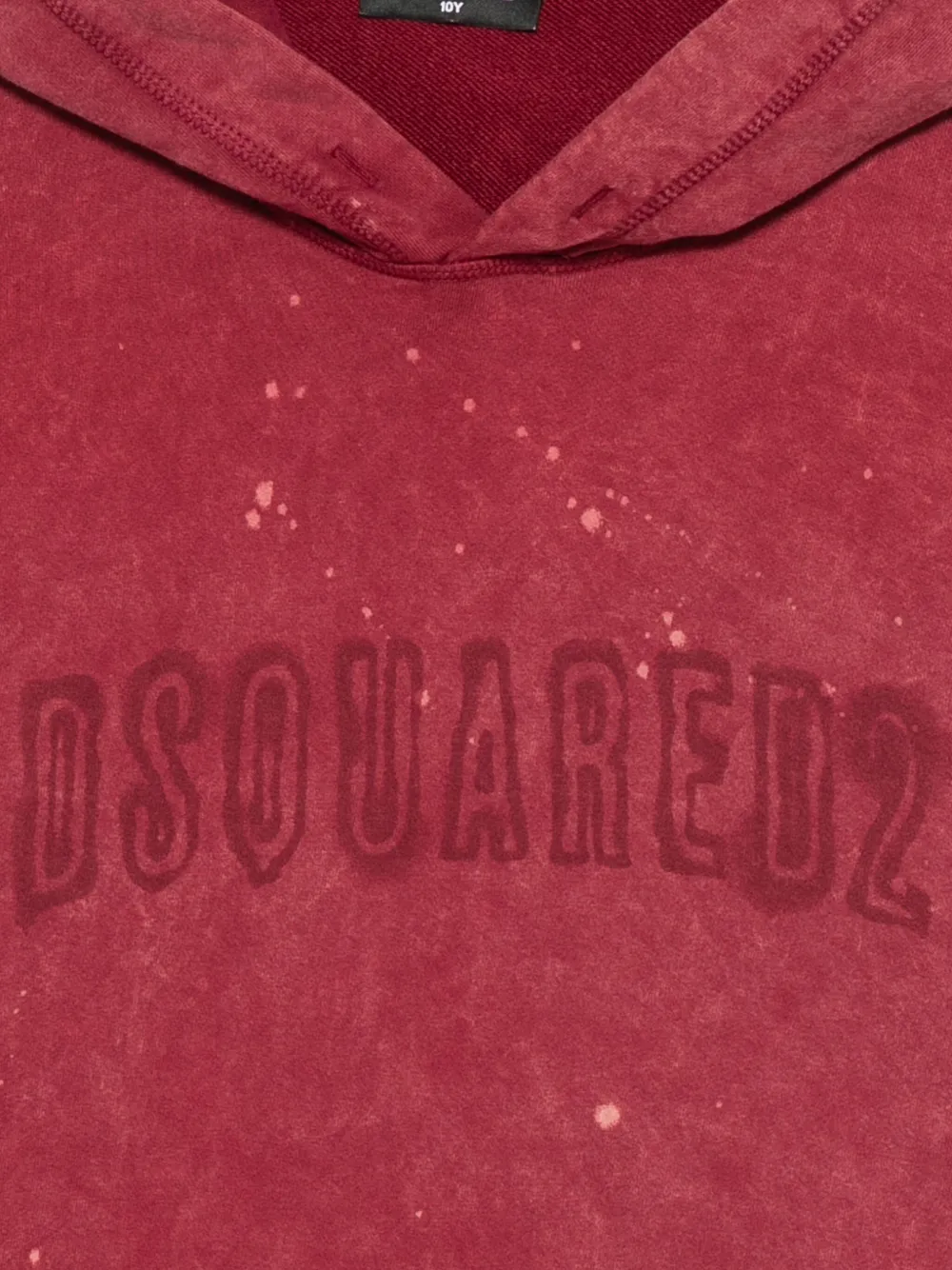 Dsquared2 Logo-motif Hoodie In Red