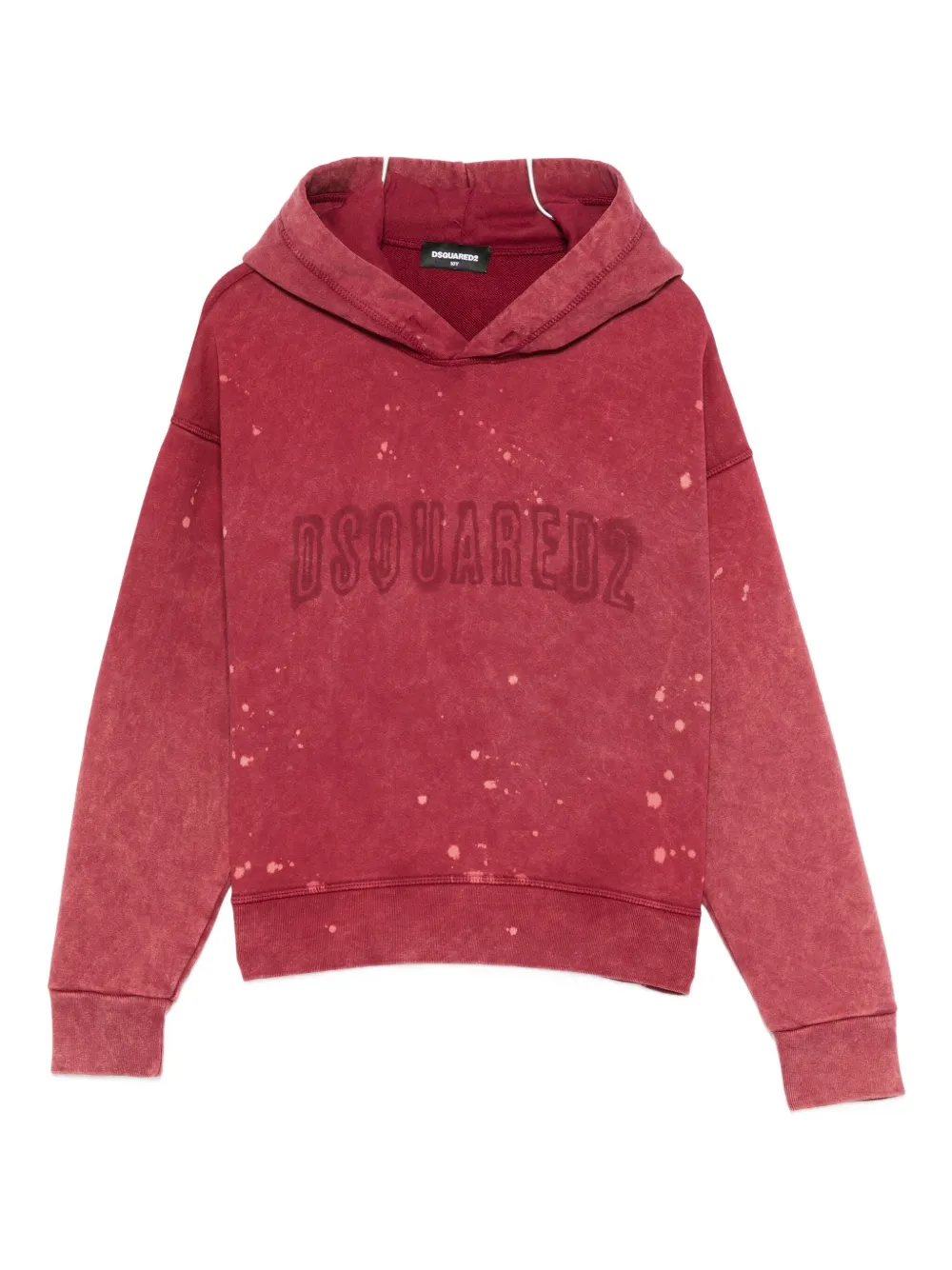 Dsquared2 Logo-motif Hoodie In Red