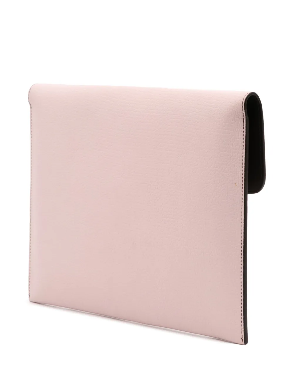 Pre-owned Alexander Mcqueen 2010-2025 Leather Skull Clutch Bag In Pink