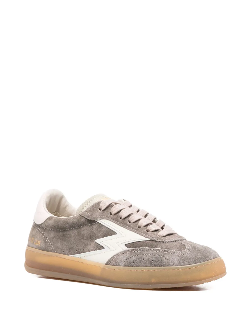 MOA CONCEPT Club Radica suède sneakers - Pink backtab briar-root washed suede
