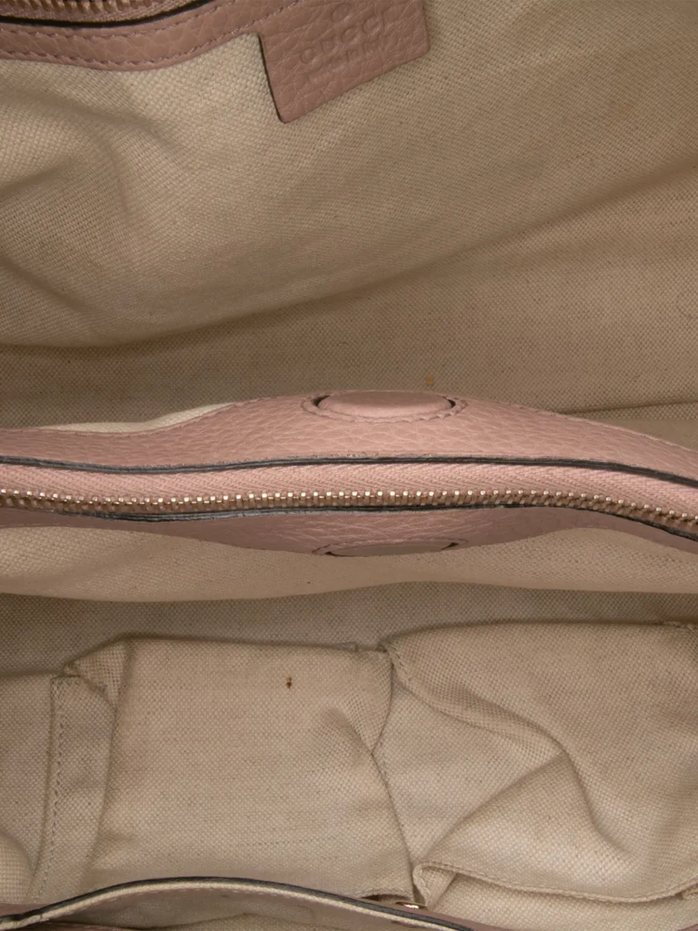 Pre-owned Gucci 2016-2025 Medium Calfskin Bamboo Shopper Satchel In Pink
