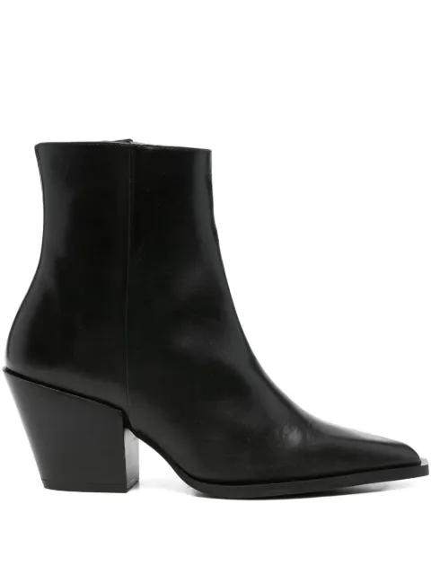Pedro Miralles pointed-toe block-heel boots