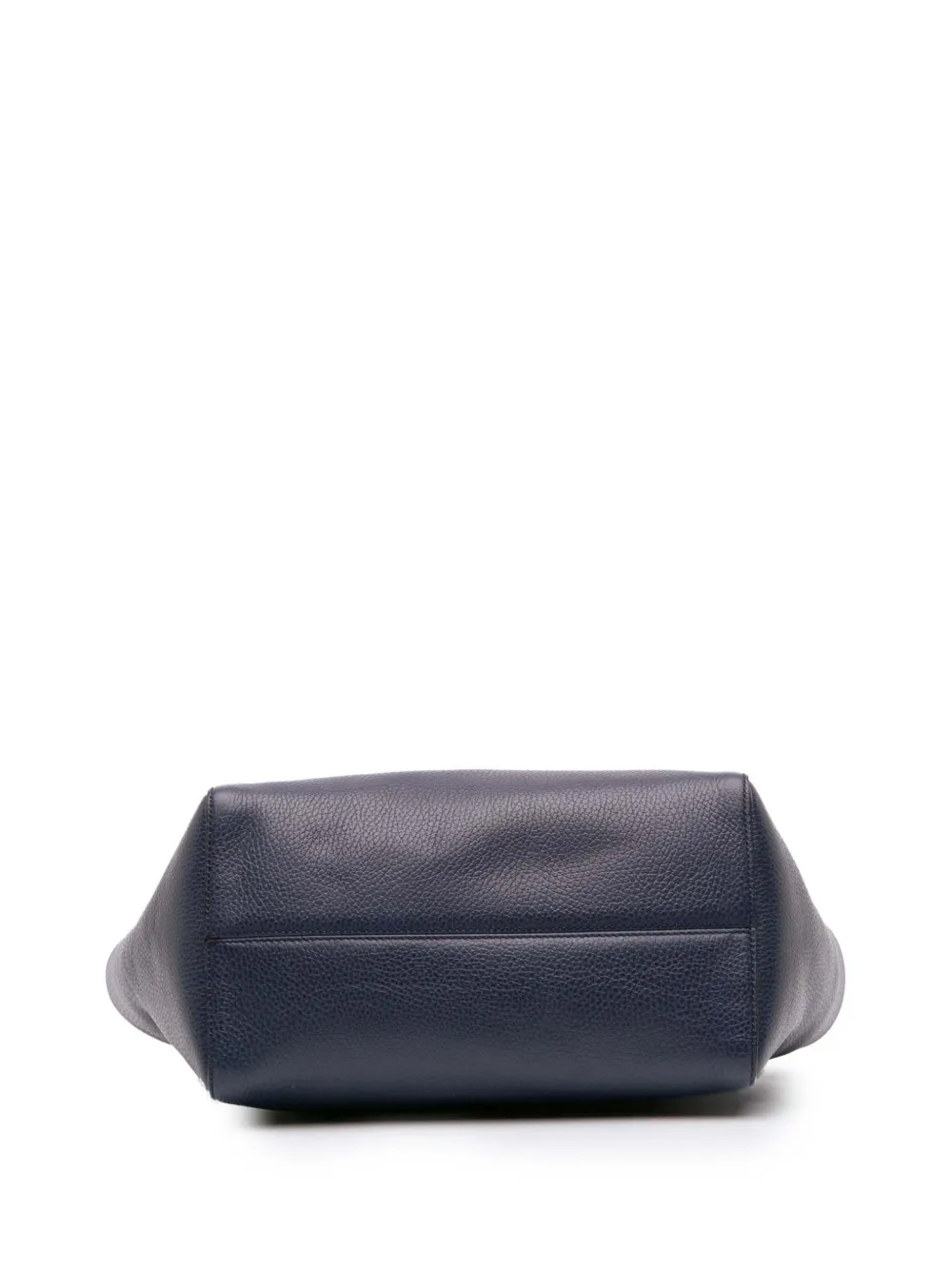 Pre-owned Gucci 2016-2025 Small Leather Swing Tote Bag In Blue