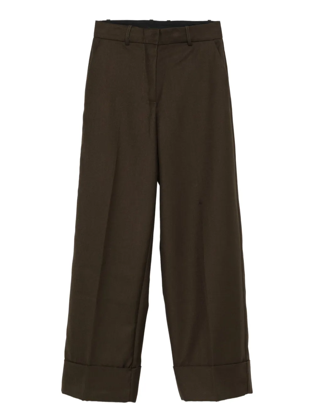 MALINA cuffed trousers - Verde