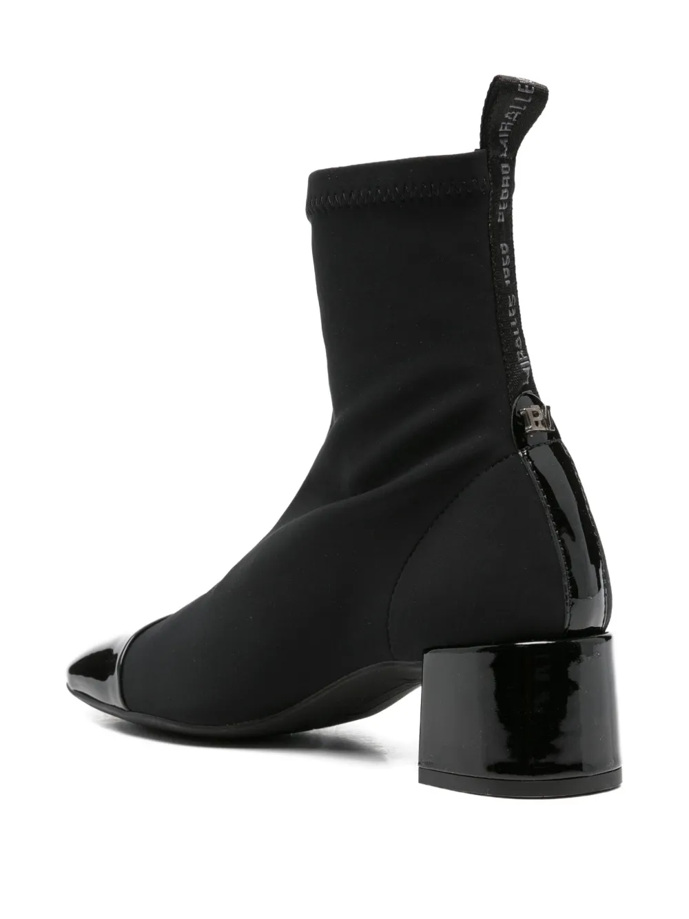 Pedro Miralles cap-toe sock boots Black