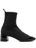 Pedro Miralles cap-toe sock boots - Black
