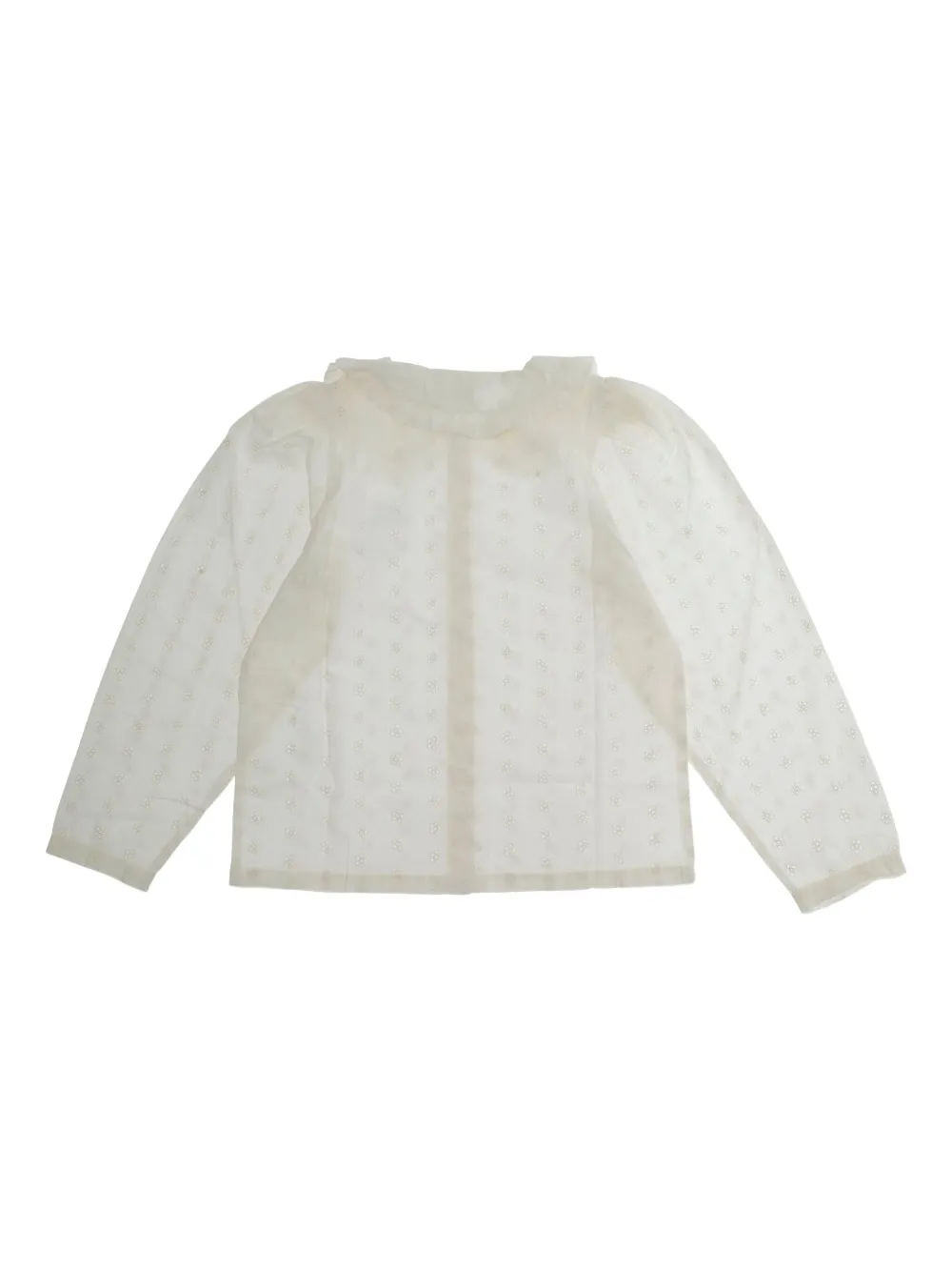 Mini Rodini strawberry-embroidered blouse | Girls Blouses | Image 2
