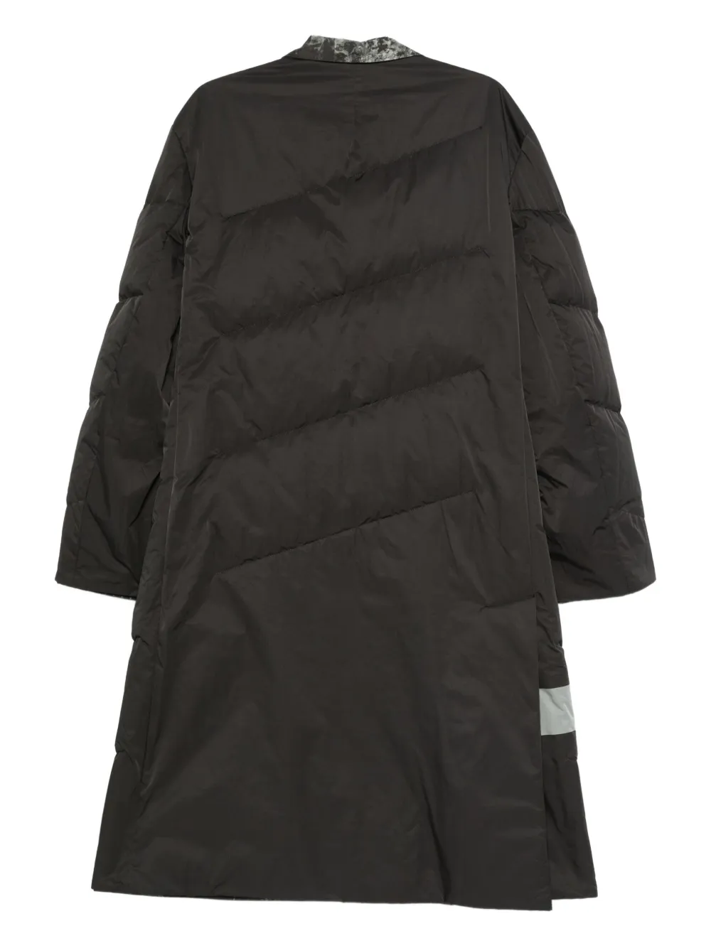 Yohji Yamamoto Mantel met enkele rij knopen - Zwart