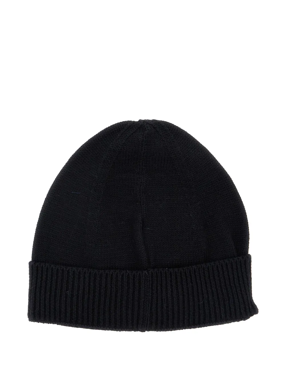 Off-White Kids logo-detail beanie hat - Zwart