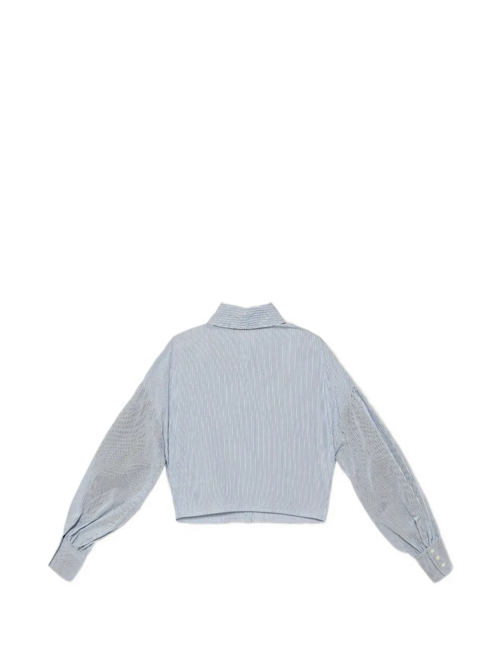 Elisabetta Franchi La Mia Bambina Gestreept shirt met borduurwerk Blauw