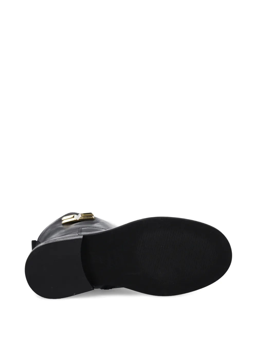 Elisabetta Franchi La Mia Bambina logo-plaque ankle boots Zwart