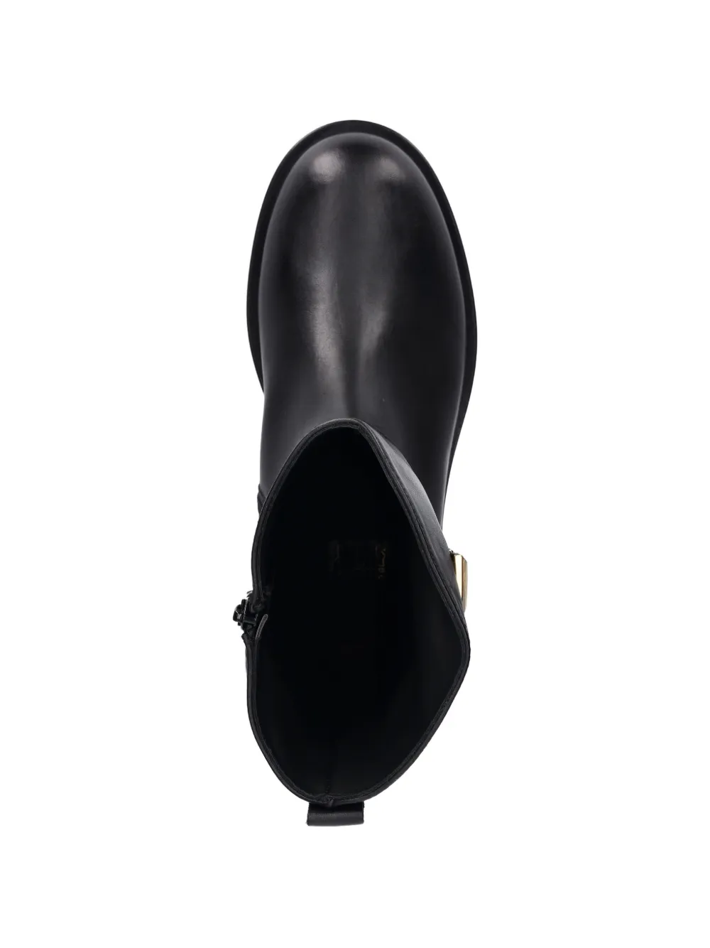 Elisabetta Franchi La Mia Bambina logo-plaque ankle boots Zwart