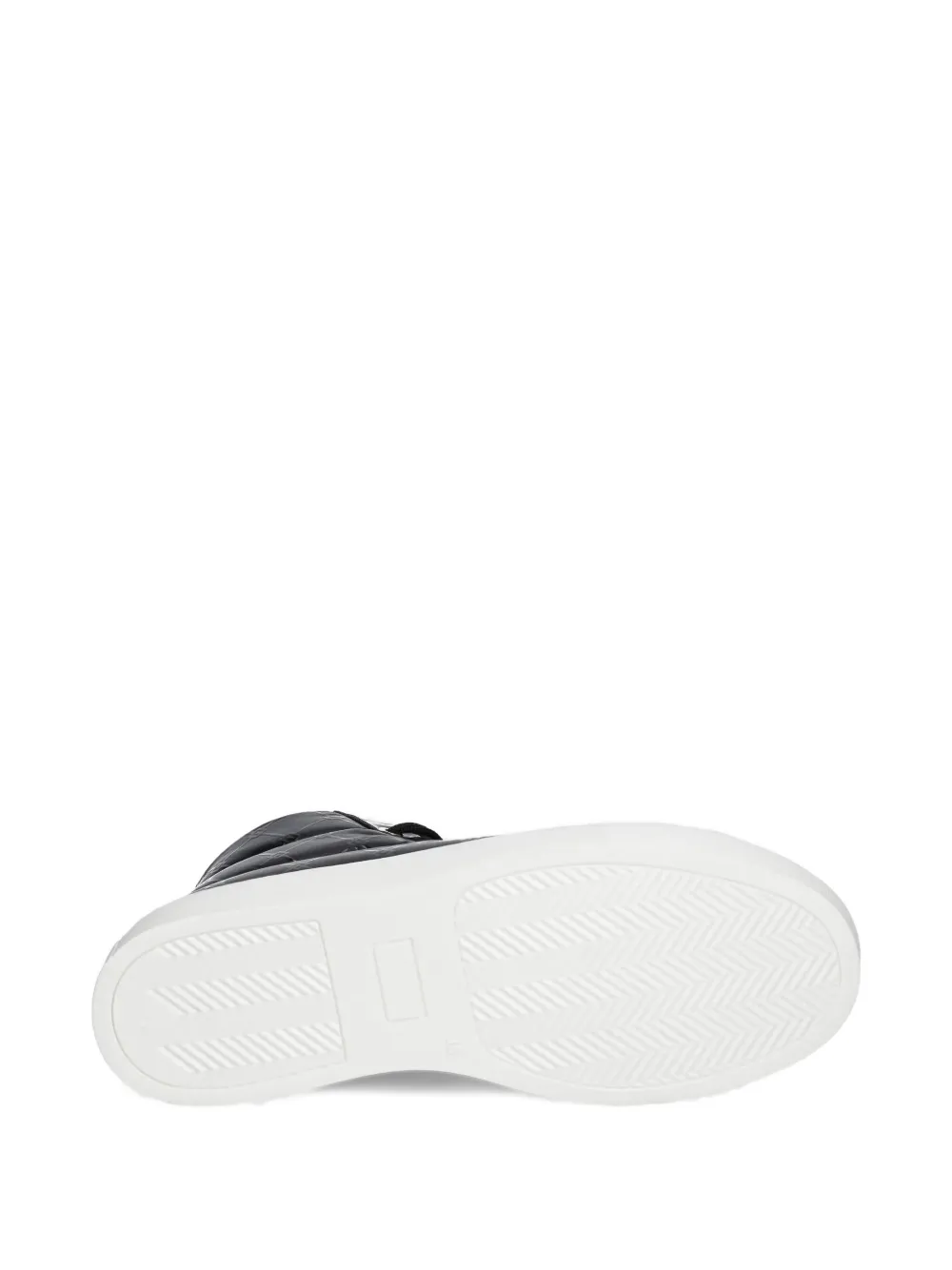 Elisabetta Franchi La Mia Bambina quilted logo-detail sneakers Zwart