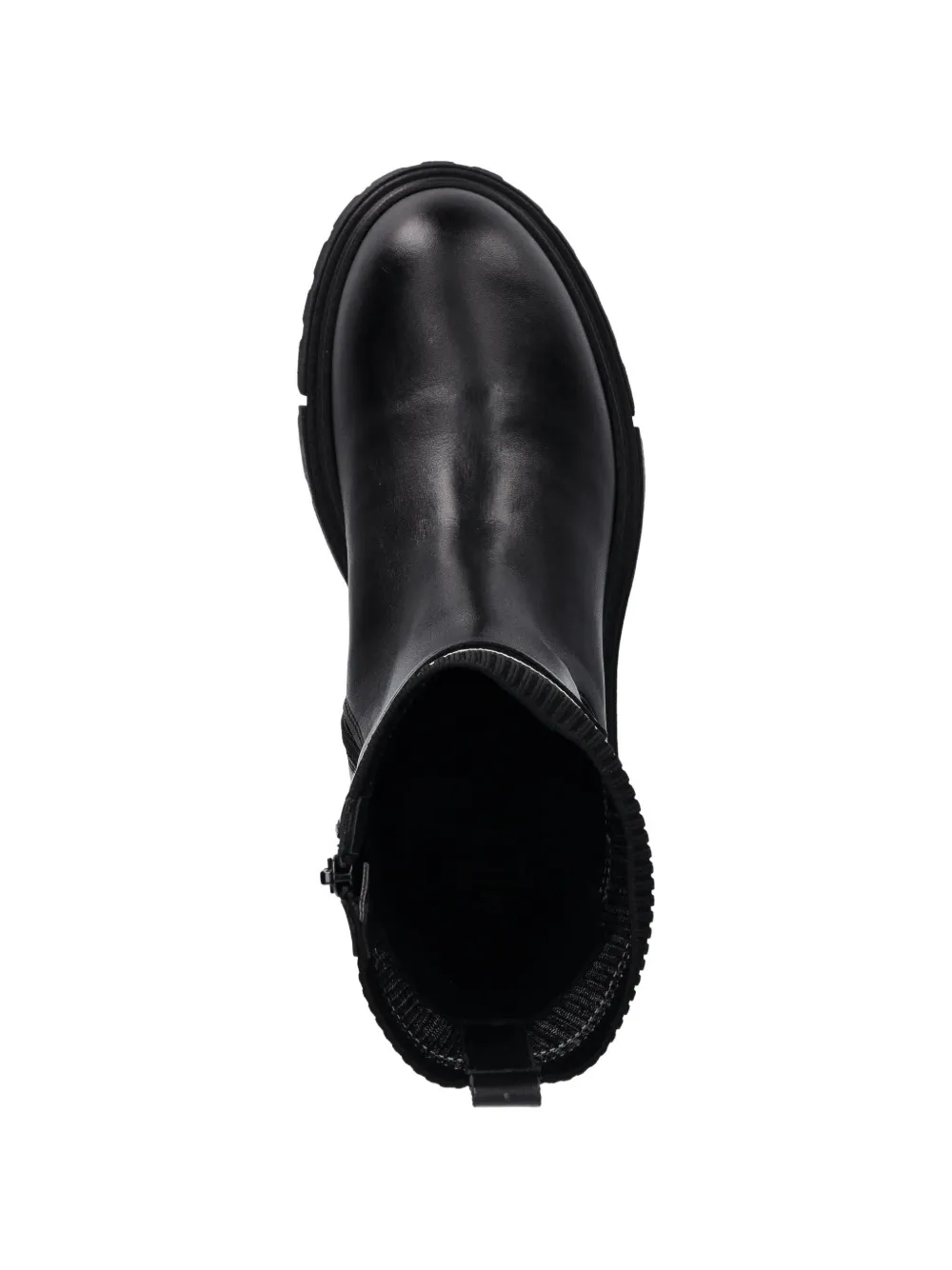 Elisabetta Franchi La Mia Bambina Geribbelde laarzen met logodetail Zwart