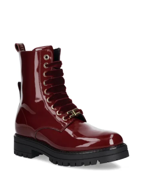 Elisabetta Franchi La Mia Bambina lace-up ankle boots