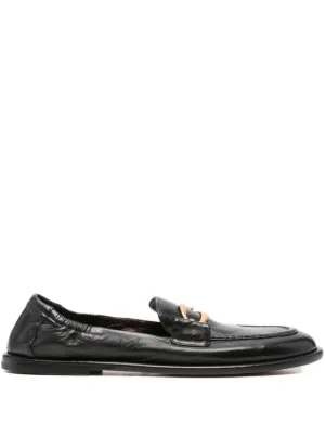 JW Anderson チェーン レザーローファー | ブラック | FARFETCH JP