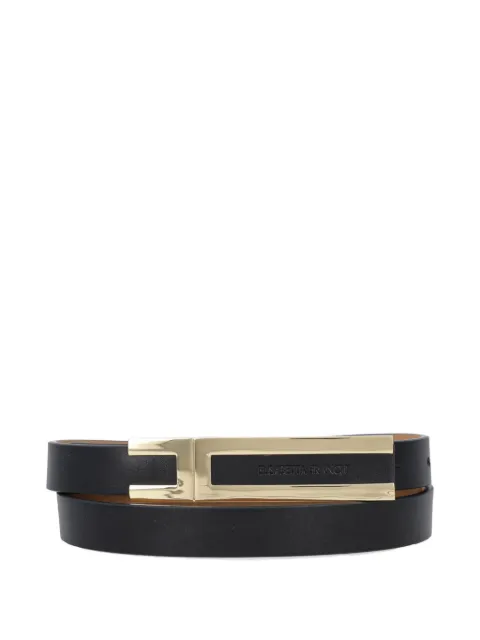 Elisabetta Franchi logo-plaque belt