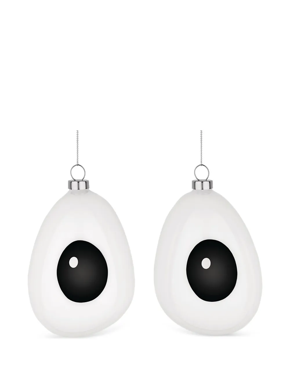 Alessi Holly Weihnachtsschmuck (2er-Set) | Weiß | Image 1