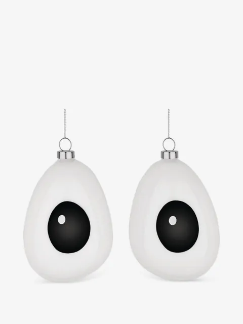 Alessi Holly Christmas ornaments (set of two)