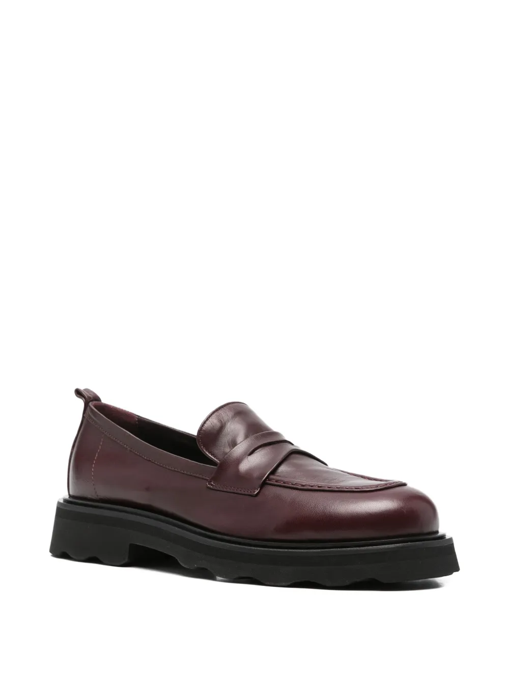Pomme D´Or Nicky leather loafers Red