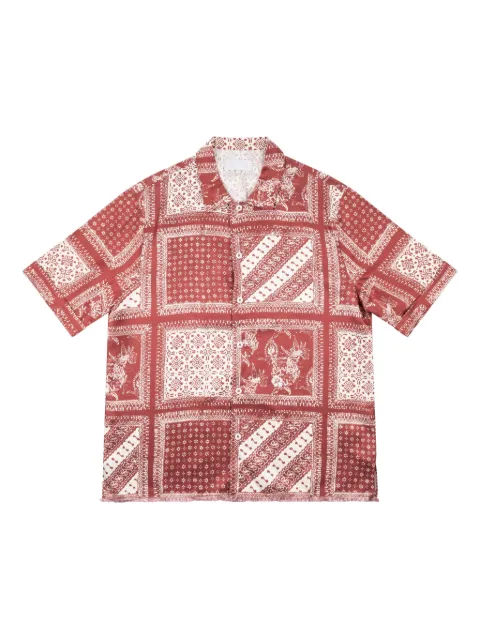 KITH bandana-print shirt