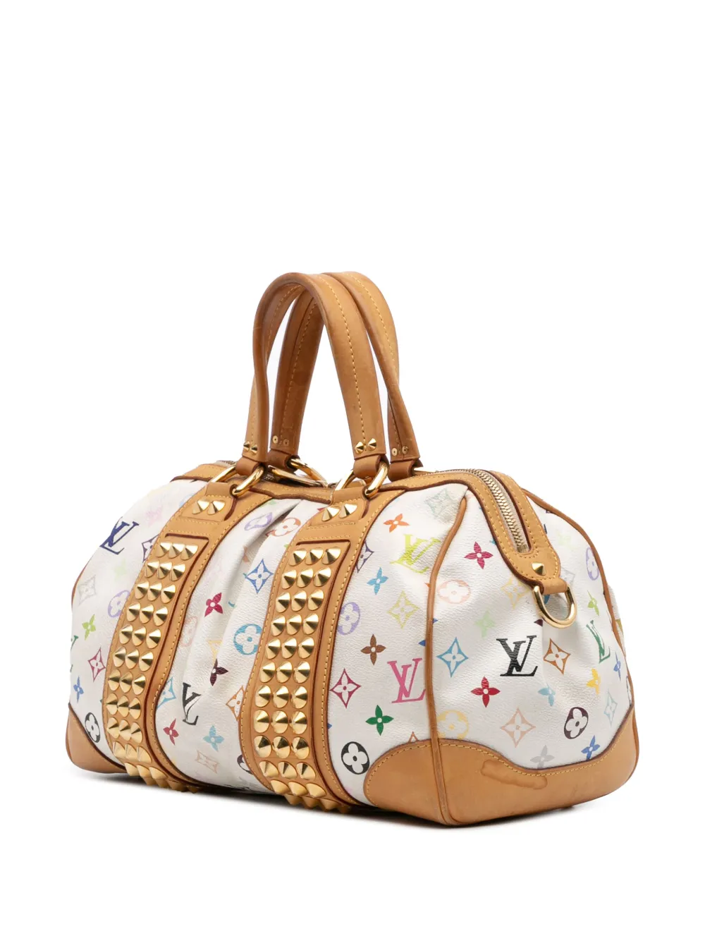 Pre-owned Louis Vuitton 2003-2015 Monogram Multicolore Courtney Mm Satchel