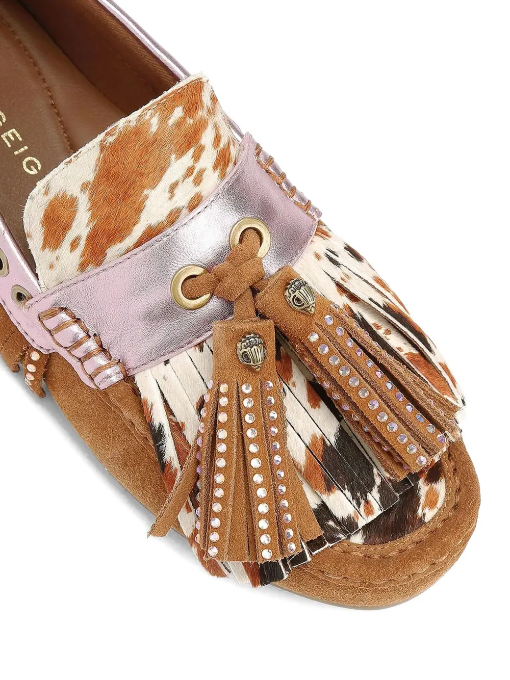 Kurt Geiger London Loafers met kwastjes Bruin