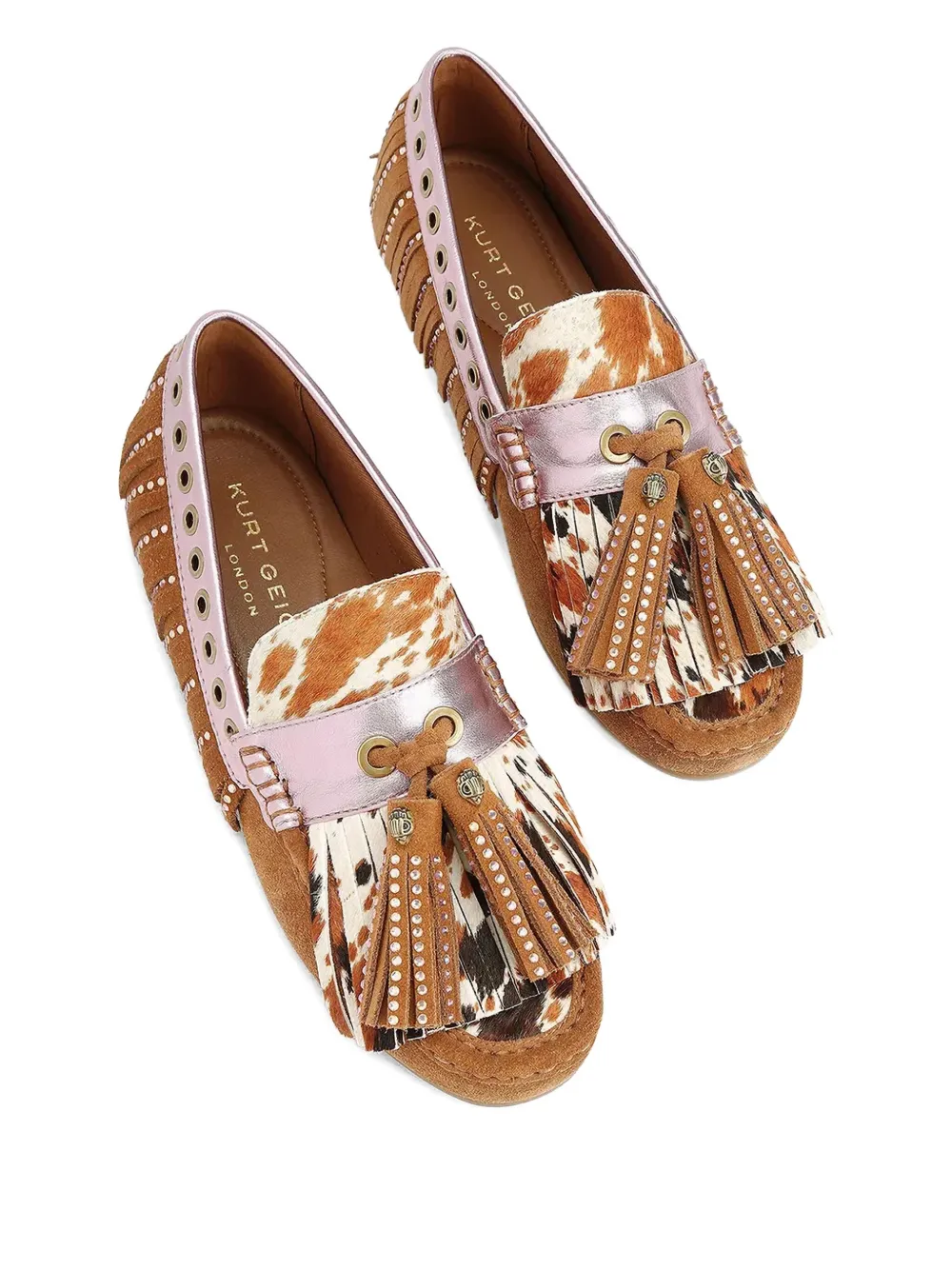 Kurt Geiger London Loafers met kwastjes - Bruin