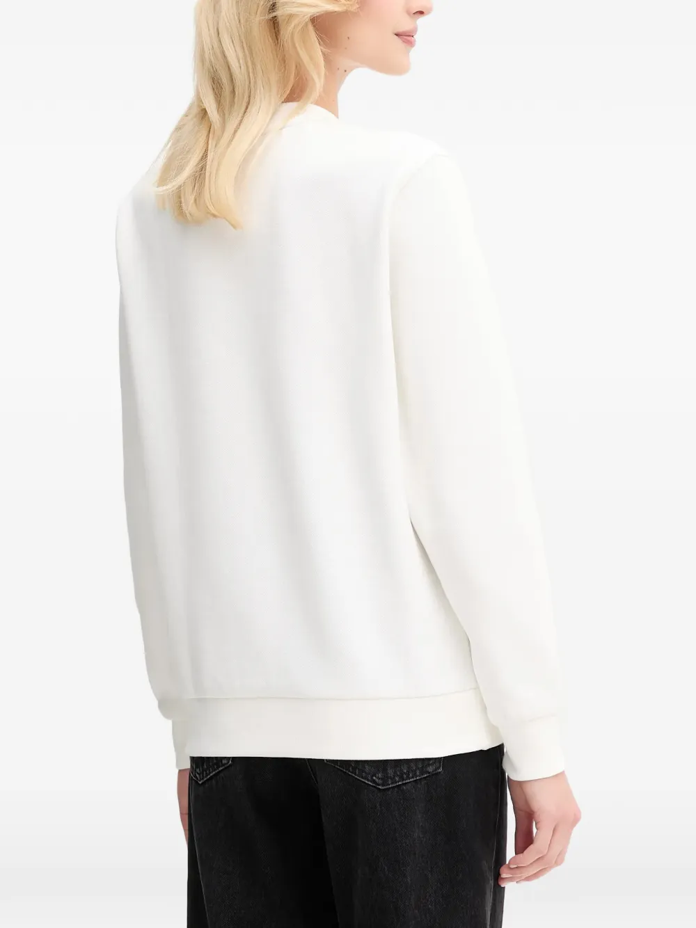  Lacoste Logo-patch Sweatshirt - White 