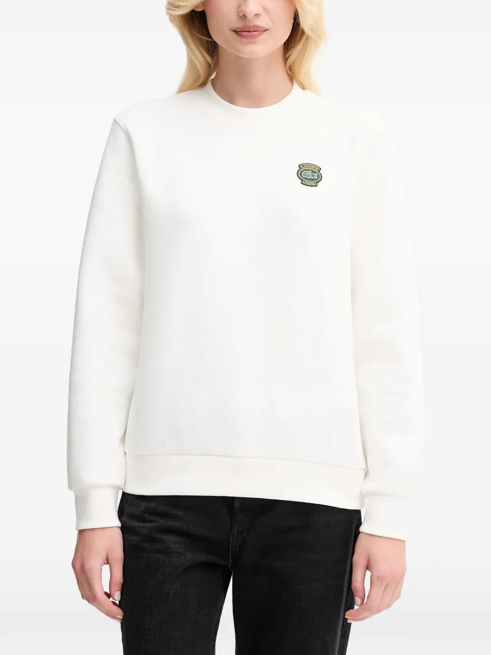 Lacoste logo-patch sweatshirt