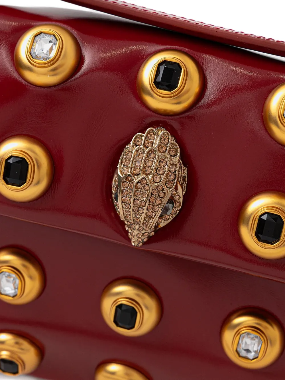 Kurt Geiger London Shopper met studs Rood