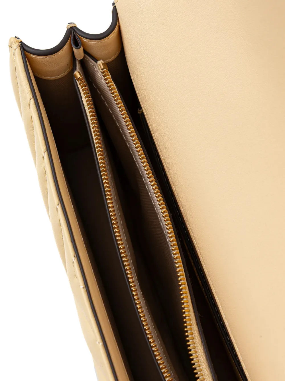 Pinko Mini Love One Chevron Cross Body Bag In Neutral