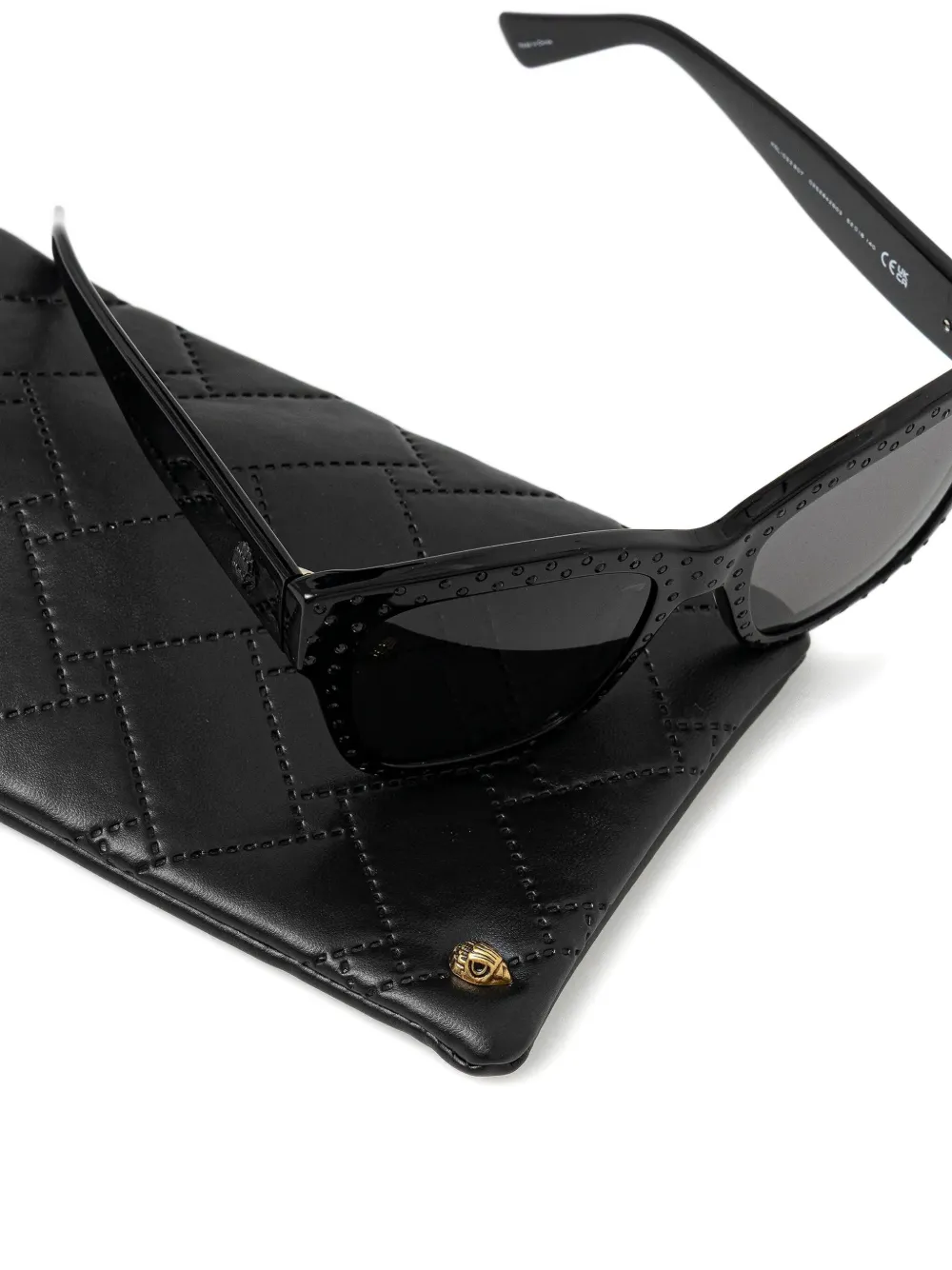  Kurt Geiger London Rectangle-frame Sunglasses - Black 
