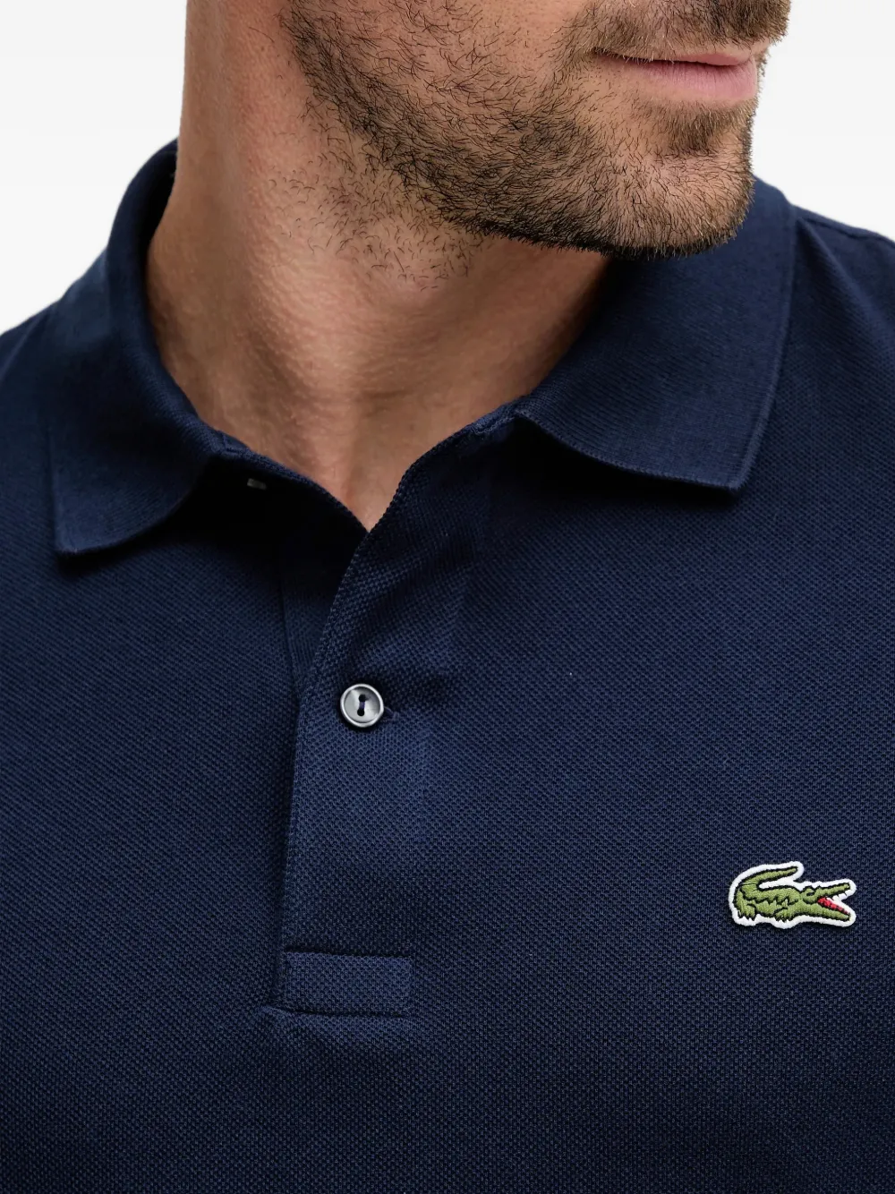 Lacoste Poloshirt met lange mouwen Blauw