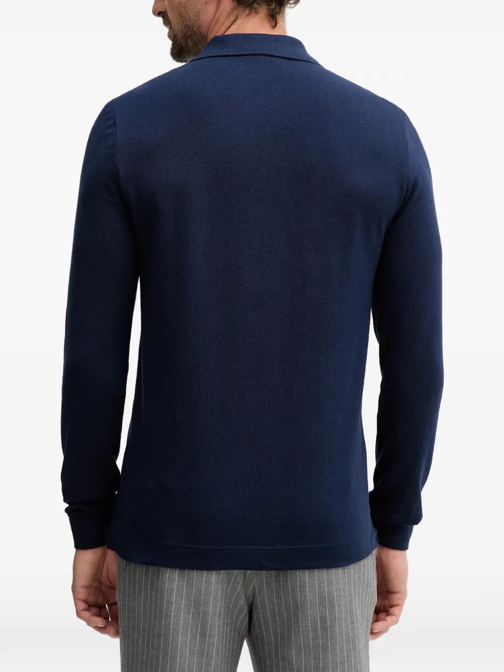 Lacoste Poloshirt met lange mouwen Blauw