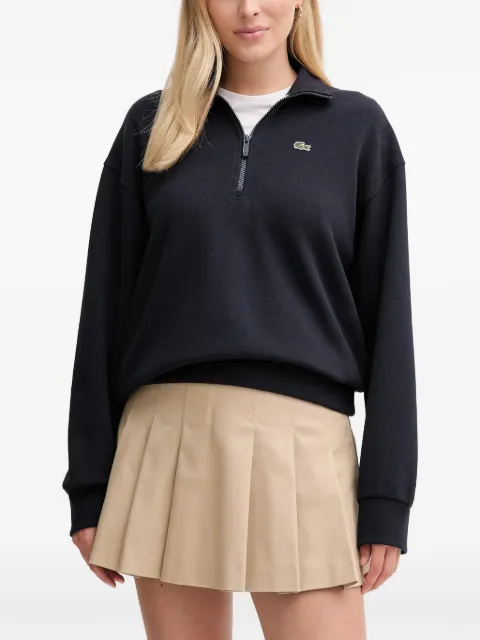 Lacoste zip-up high-neck sweater