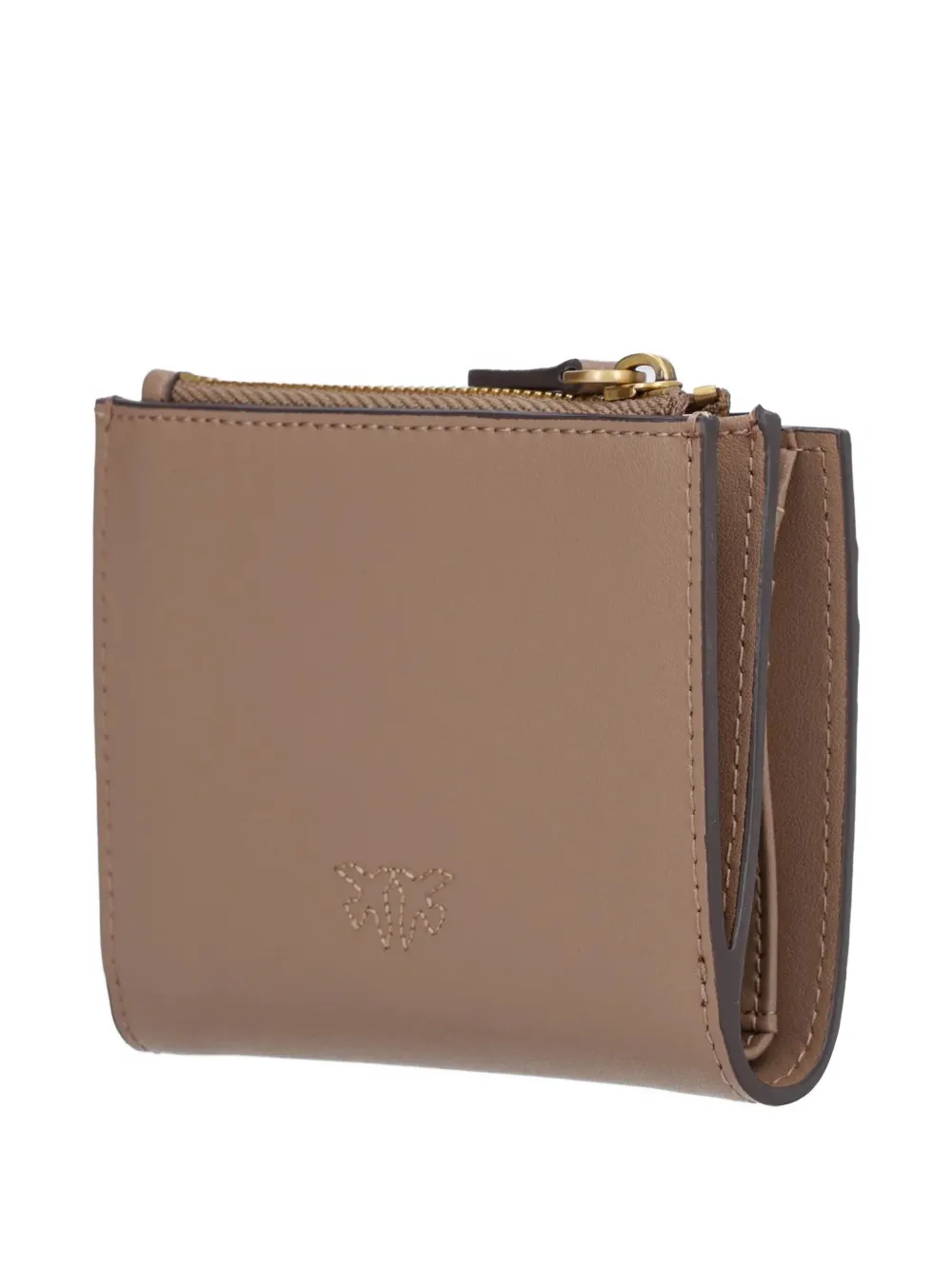 PINKO chevron-patterned wallet - Beige