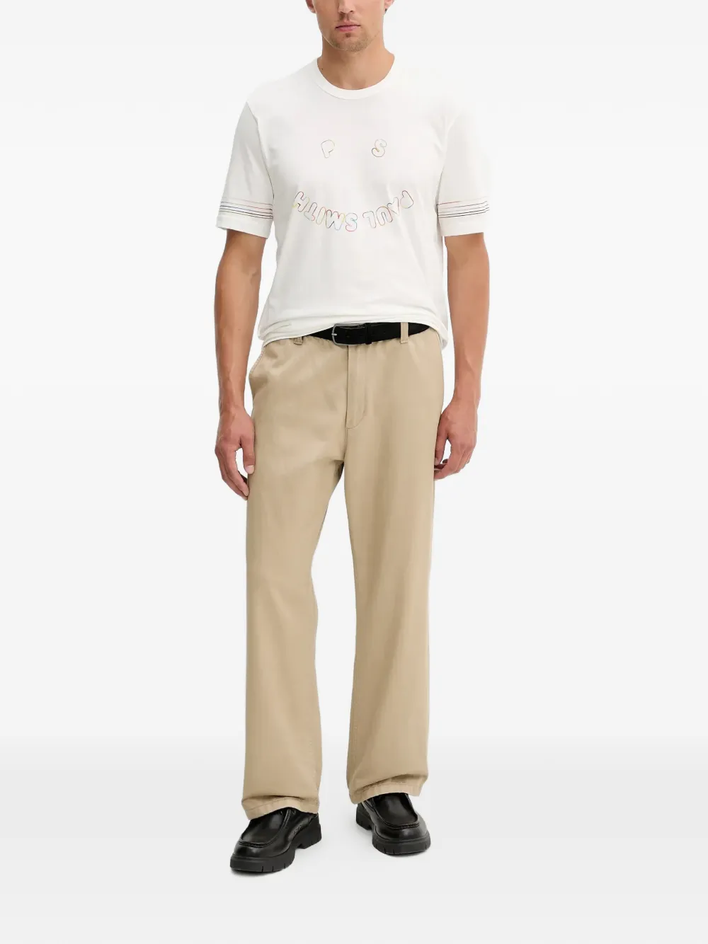 PS Paul Smith T-shirt met logo Wit