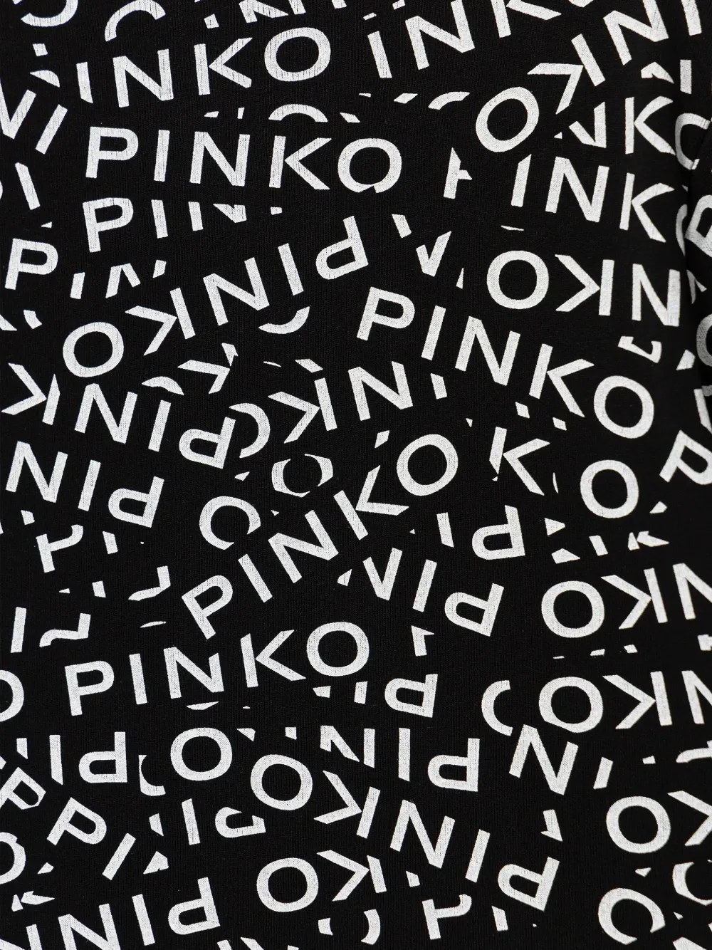 PINKO Trui met grafische print en ronde hals Zwart
