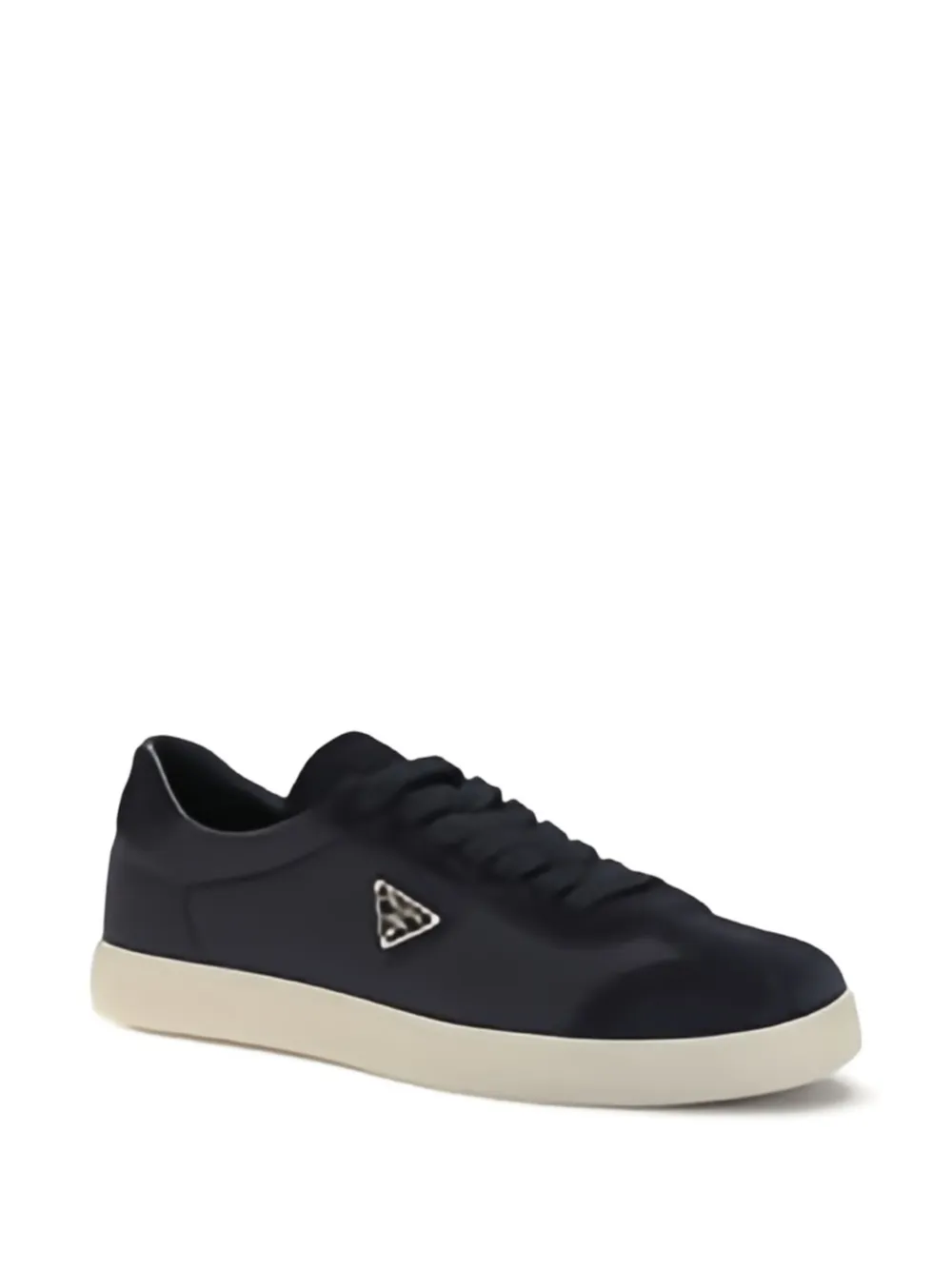 Prada Sneakers met triangel logo Blauw