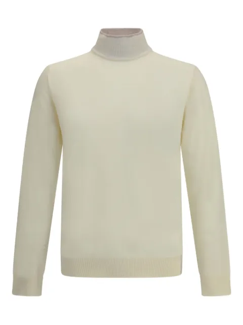 Cruna mock-neck long-sleeved sweater