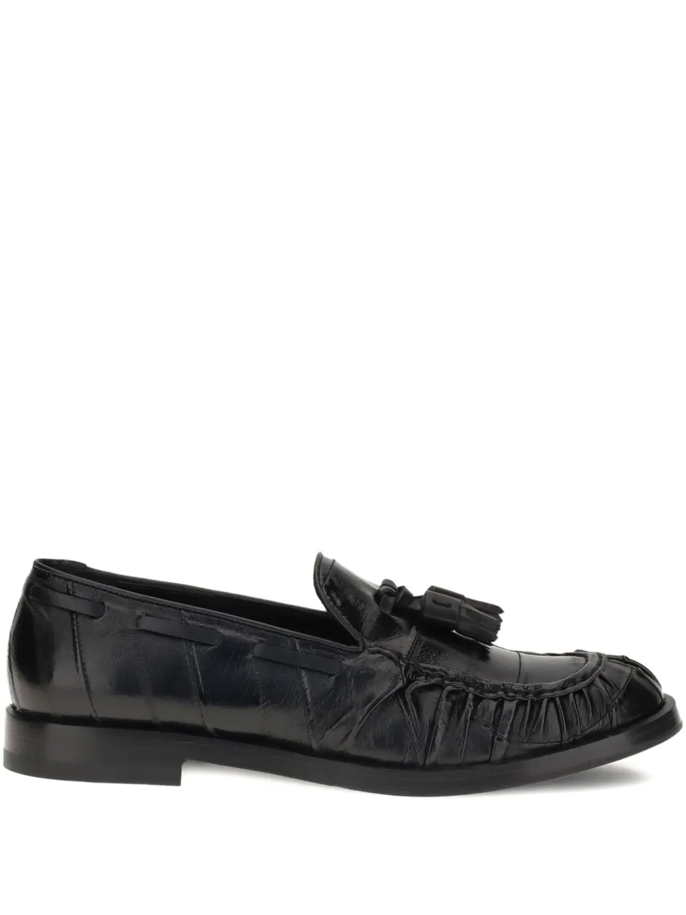 Fratelli Rossetti quilted tassel loafers Black