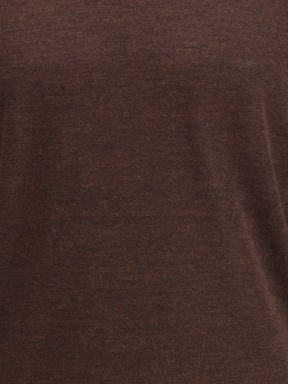 Cruna Mock-neck Long-sleeved Sweater In Brown
