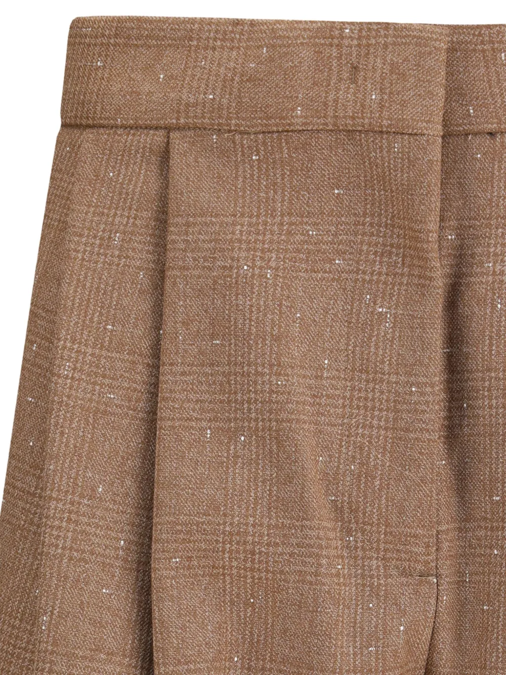 Fabiana Filippi Prince De Galles Pants In Brown
