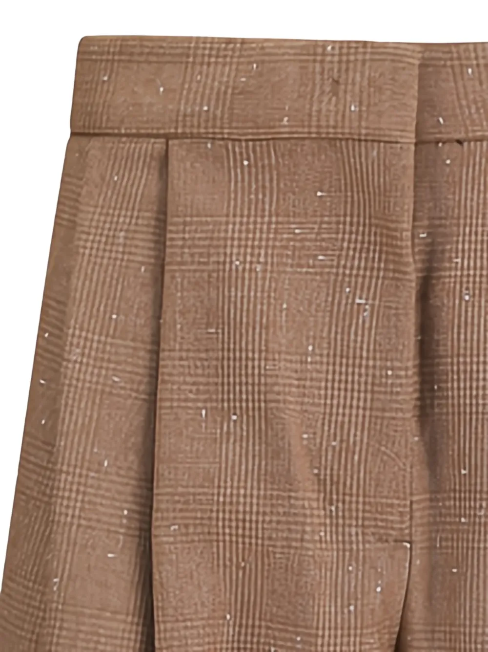 Fabiana Filippi Prince De Galles Pants In Brown