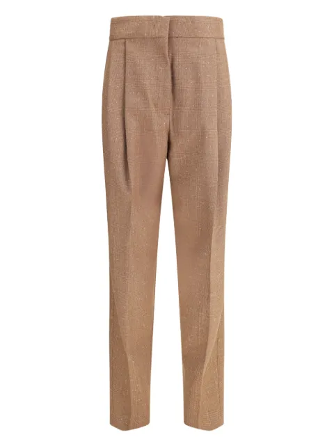 Fabiana Filippi pleated check trousers