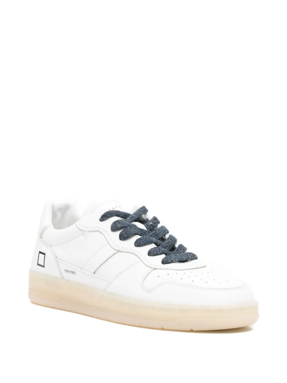 D.A.T.E. logo-detailing leather sneakers White