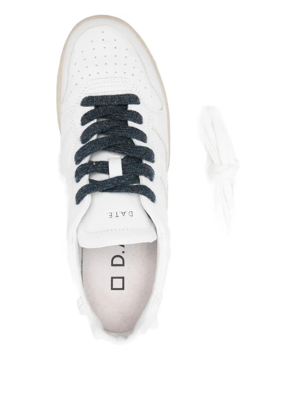 D.A.T.E. logo-detailing leather sneakers White
